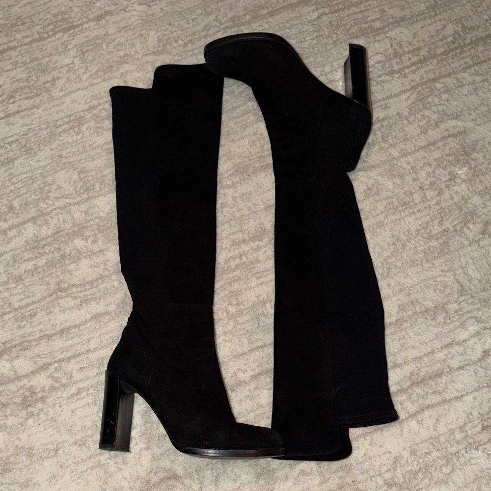 Stuart Weitzman Black Over the Knee Boots